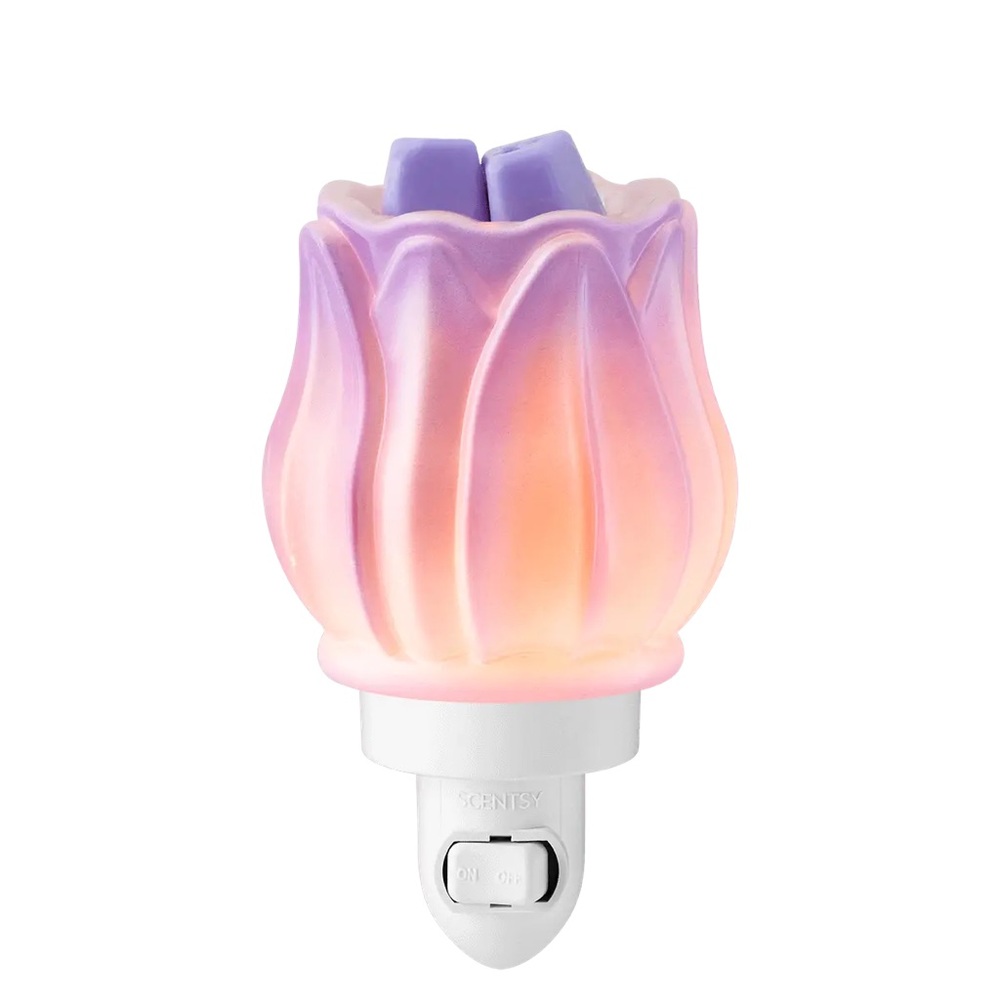 Scentsy 💜 Prismatic Petal Tulip Wax Warmer Wall Plug-In Nightlight